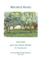 Maurice Ravel: Pavane pour une infante defunte fur Fagottquartett - nuty na kwartet fagotowy