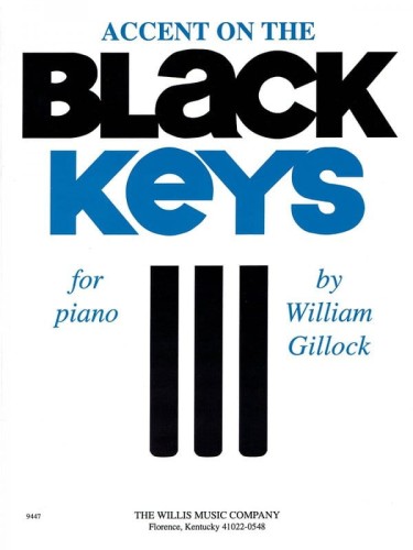 William Gillock: Accent On Black Keys for Piano - nuty na fortepian