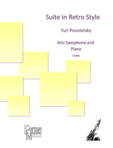 Yuri Povolotsky: Suite in Retro Style fo Alto Saxophone and Piano - nuty na saksofon altowy i fortepian