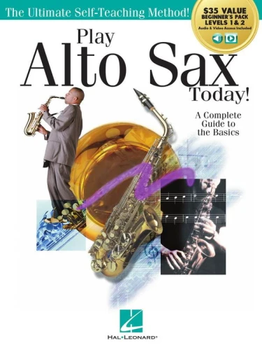 Play Alto Sax Today! Level 1 i 2 - Jason Gillette - szkoła gry na saksofonie altowym - pakiet dla początkujących (+ audio i video online)