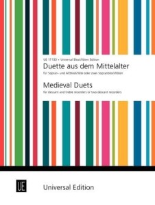 Medieval Duets for Recorders - Graham Coles - nuty na flet prosty lub duety fletowe