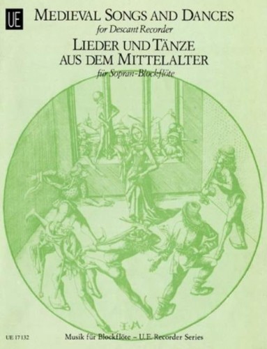 Medieval Songs & Dances for Descant Recorder - Graham Coles - nuty na flet prosty