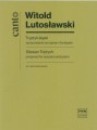 Witold Lutosławski: Tryptyk Śląski opracowanie na sopran i fortepian