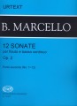 Benedetto Marcello - 12 Sonate op. 2 per flauto e basso continuo - parte seconda 7-12 - sonaty na flet z fortepianem