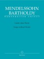 Mendelssohn Bartholdy: Lieder ohne Worte - Songs without Words - Pieśni bez słów - nuty na fortepian