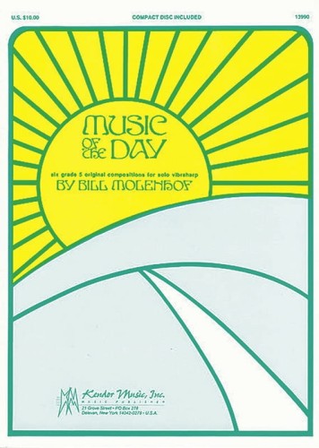 Bill Molenhof: Music Of The Day for Vibraphone Solo (+ płyta CD) - nuty na wibrafon solo