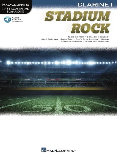 Stadium Rock: Clarinet - nuty na klarnet (+ audio online)