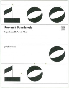 Romuald Twardowski: Sequentiae de SS. Patronis Polonis - nuty na orkiestrę (partytura)