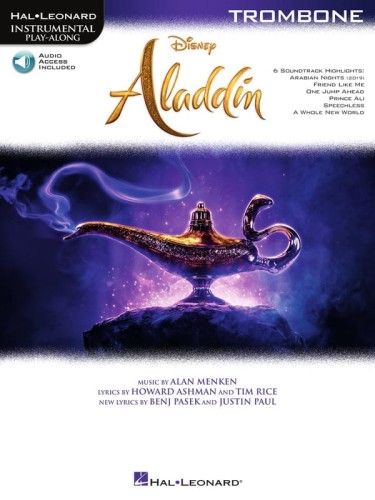 Aladdin (Aladyn 2019): Trombone (+ audio online) - Alan Menken - nuty na puzon
