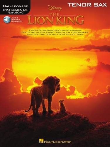 Lion King (Król Lew 2019): Tenor Sax - nuty na saksofon tenorowy (+ audio online) - Hans Zimmer, Tim Rice, Elton John