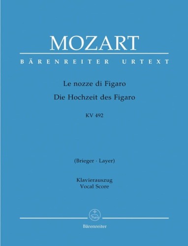 Wolfgang Amadeusz Mozart - Wesele Figara - KV 492 - nuty na głos + wyciąg fortepianowy