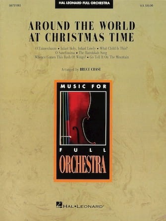 Music for Full Orchestra: Around the World at Christmas Time (Score & Parts) - nuty na orkiestrę - Bruce Chase