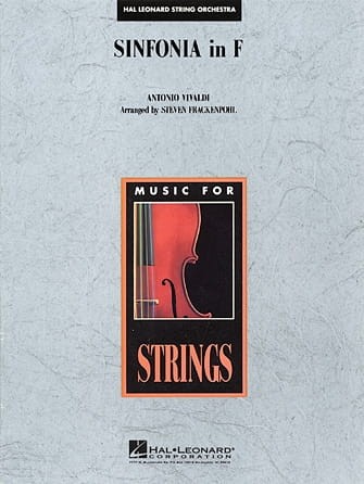Music for Strings: Antonio Vivaldi - Sinfonia in F - nuty na orkiestrę smyczkową - nuty na orkiestrę - Steven Frackenpohl