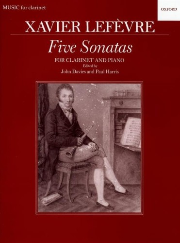 Jean-Xavier Lefèvre: Five Sonatas For Clarinet And Piano - nuty na klarnet z fortepianem