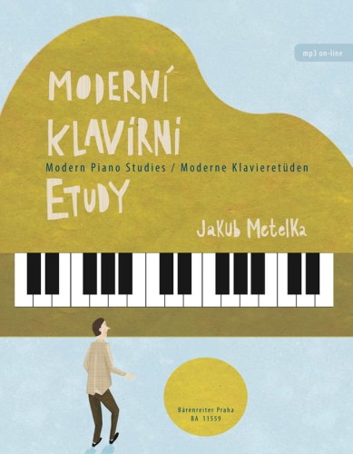 Jakub Metelka: Moderni Klavirni Etudy - Modern Piano Studies (+ audio online) - ćwiczenia na fortepian dla dzieci