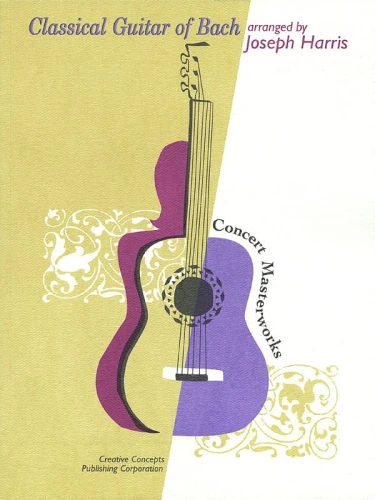 Classical Guitar of Bach - nuty z tabulaturami na gitarę klasyczną - Antonio Vivaldi, Joseph Harris