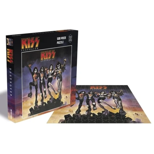 Puzzle muzyczne - okładka płyty Kiss: Destroyer - układanka 500 elementów