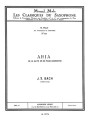 Jan Sebastian Bach: Aria na strunie g z III Suity orkiestrowej D-dur BWV 1068 - nuty na saksofon altowy z fortepianem