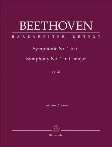 Beethoven: Symphony No. 1 in C major op. 21 - I symfonia C-dur Beethovena - nuty na orkiestrę - partytura