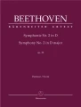 Ludwig van Beethoven: Symphony No. 2 in D major op. 36 - II symfonia D-dur Beethovena - nuty na orkiestrę - partytura