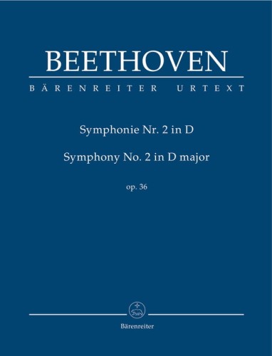 Ludwig van Beethoven: Symphony No. 2 in D major op. 36 - II symfonia D-dur Beethovena - nuty na orkiestrę - partytura studyjna