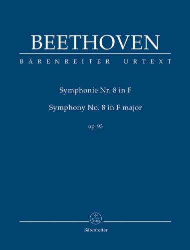 Ludwig van Beethoven: Symphony No. 8 in F major op. 93 - VIII symfonia F-dur Beethovena - nuty na orkiestrę - partytura studyjna