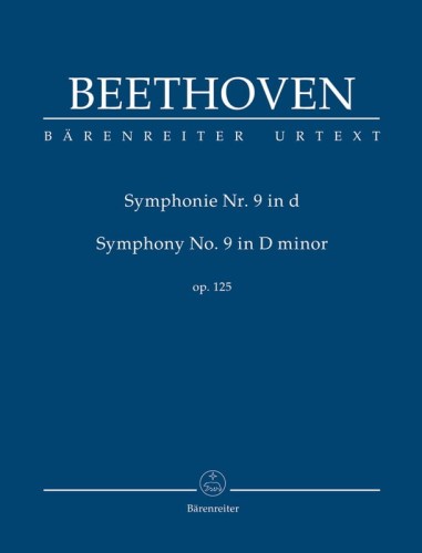 Ludwig van Beethoven: Symphony No. 9 in D minor op. 125 - IX symfonia d-moll Beethovena - nuty na orkiestrę - partytura studyjna