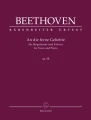 Ludwig van Beethoven: An die ferne Geliebte op. 98 - Do dalekiej ukochanej - nuty na głos z fortepianem
