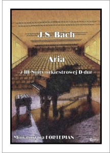 Jan Sebastian Bach: Aria z III Suity orkiestrowej D-dur - nuty na fortepian
