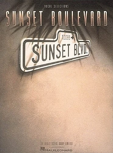 Andrew Lloyd Webber: Sunset Boulevard (Vocal Selections) - piosenki z musicalu Bulwar Zachodzącego Słońca - głos solowy, nuty na fortepian, akordy i słowa