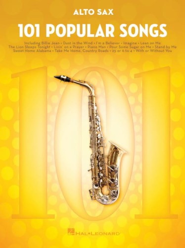 101 Popular Songs: Alto Sax - nuty na saksofon altowy