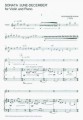 Sonata 'June - December' na skrzypce i fortepian - nuty na skrzypce - Aleksander Nowak