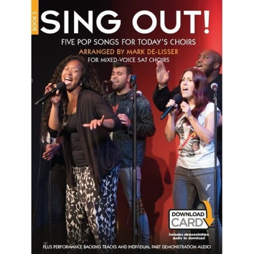 Sing Out! 5 Pop Songs For Today's Choirs Book 5 (+ audio online) - nuty na chór SAT z fortepianem