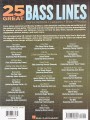 25 Great Bass Lines (+ audio online) - nuty na gitarę basową - Glenn Letsch