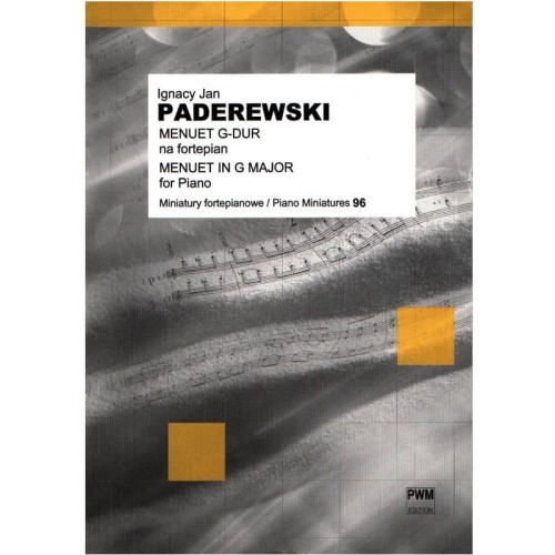 Menuet G-dur na fortepian - Ignacy Jan Paderewski