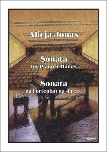 Alicja Jonas: Sonata na fortepian na 4 ręce - nuty na fortepian