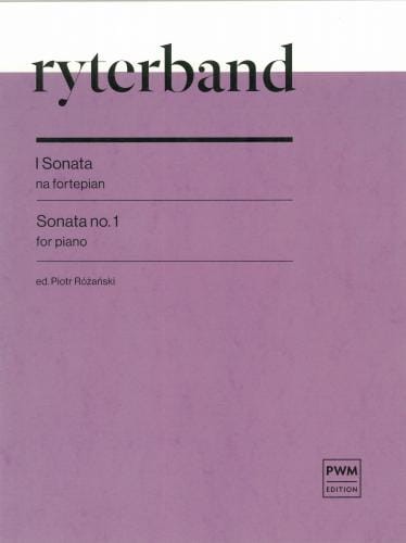 I Sonata na fortepian - nuty na fortepian - Roman Ryterband