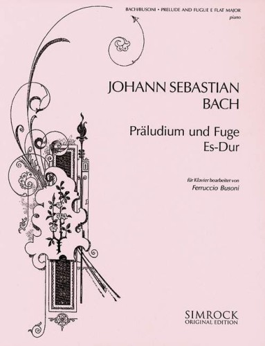 Jan Sebastian Bach, Ferrucio Busoni: Preludium i fuga Es-dur BWV 552 - nuty na fortepian