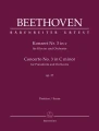 Ludwig van Beethoven: Concerto No. 3 in C minor for Pianoforte and Orchestra op. 37 - III koncert fortepianowy c-moll Beethovena - nuty na fortepian i orkiestrę - partytura