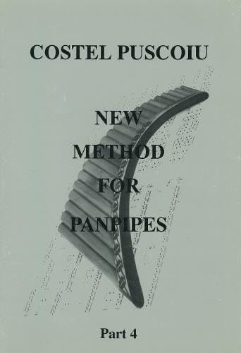 Costel Puscoiu: New Method For Panpipes 4 - szkoła gry na fletni pana