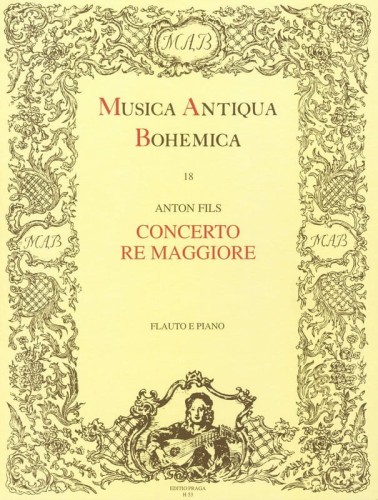 Anton Fils: Concerto Re Maggiore per Flauto e Piano - nuty na flet poprzeczny z fortepianem