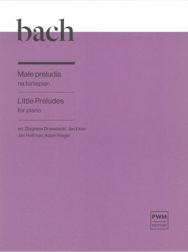 Jan Sebastian Bach - Małe preludia na fortepian - nuty na fortepian