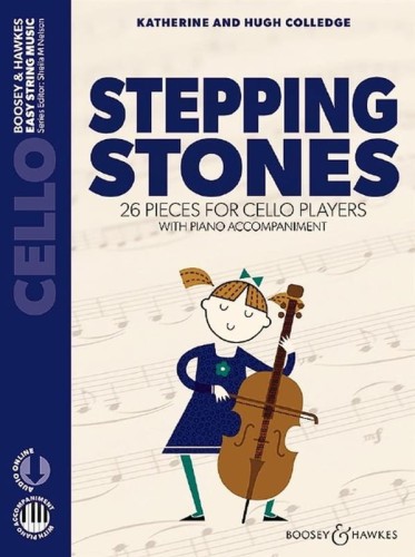 Stepping Stones - 26 pieces for Cello players - Hugh Colledge, Katherine Colledge (+ audio online) - nuty na wiolonczelę z fortepianem
