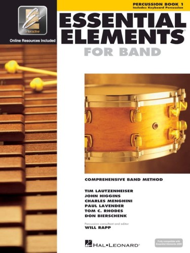 Essential Elements 2000 for Band: Percussion / Keyboard Percussion Book 1 (+ audio online) - szkoła na instrumenty perkusyjne przygotowująca do gry w orkiestrze dętej