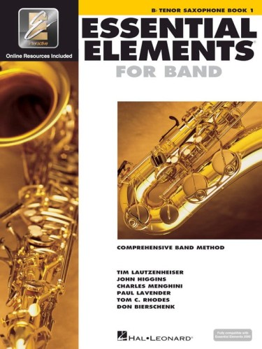Essential Elements 2000 for Band: Bb Tenor Saxophone Book 1 (+ audio online) - szkoła na saksofon tenorowy przygotowująca do gry w orkiestrze dętej
