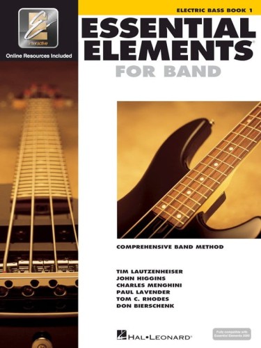 Essential Elements 2000 for Band: Electric Bass Book 1 (+ audio online) - szkoła na gitarę basową przygotowująca do gry w orkiestrze dętej