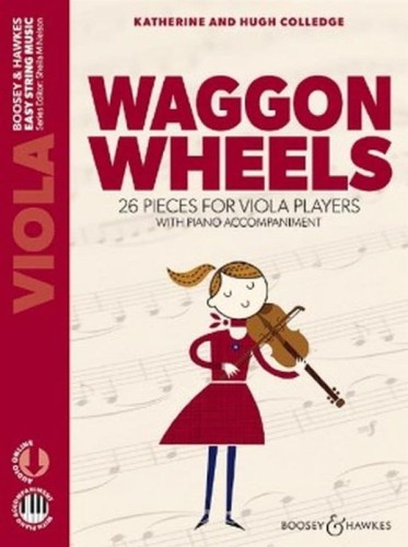 Waggon Wheels - 26 pieces for Viola players - Colledge (+ audio online) - nuty na altówkę z fortepianem - Katherine and Hugh Colledge