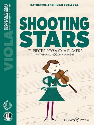 Shooting Stars - 21 pieces for Viola players - Colledge (+ audio online) - nuty na altówkę z fortepianem - Katherine and Hugh Colledge