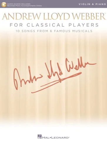 Andrew Lloyd Webber for Classical Players: Violin and Piano (+ audio online) - nuty na skrzypce i fortepian