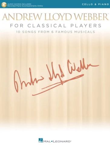 Andrew Lloyd Webber for Classical Players: Cello and Piano (+ audio online) - nuty na wiolonczelę i fortepian